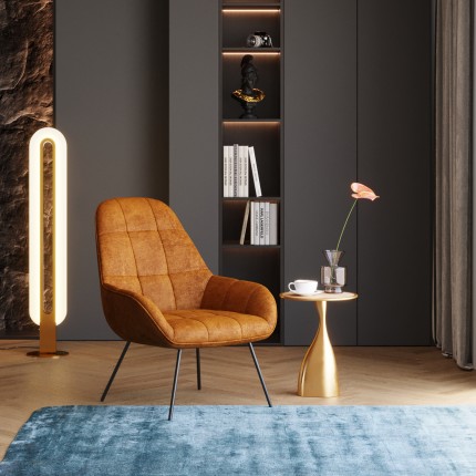 Bijzettafel Spacey Ø36cm goud Kare Design