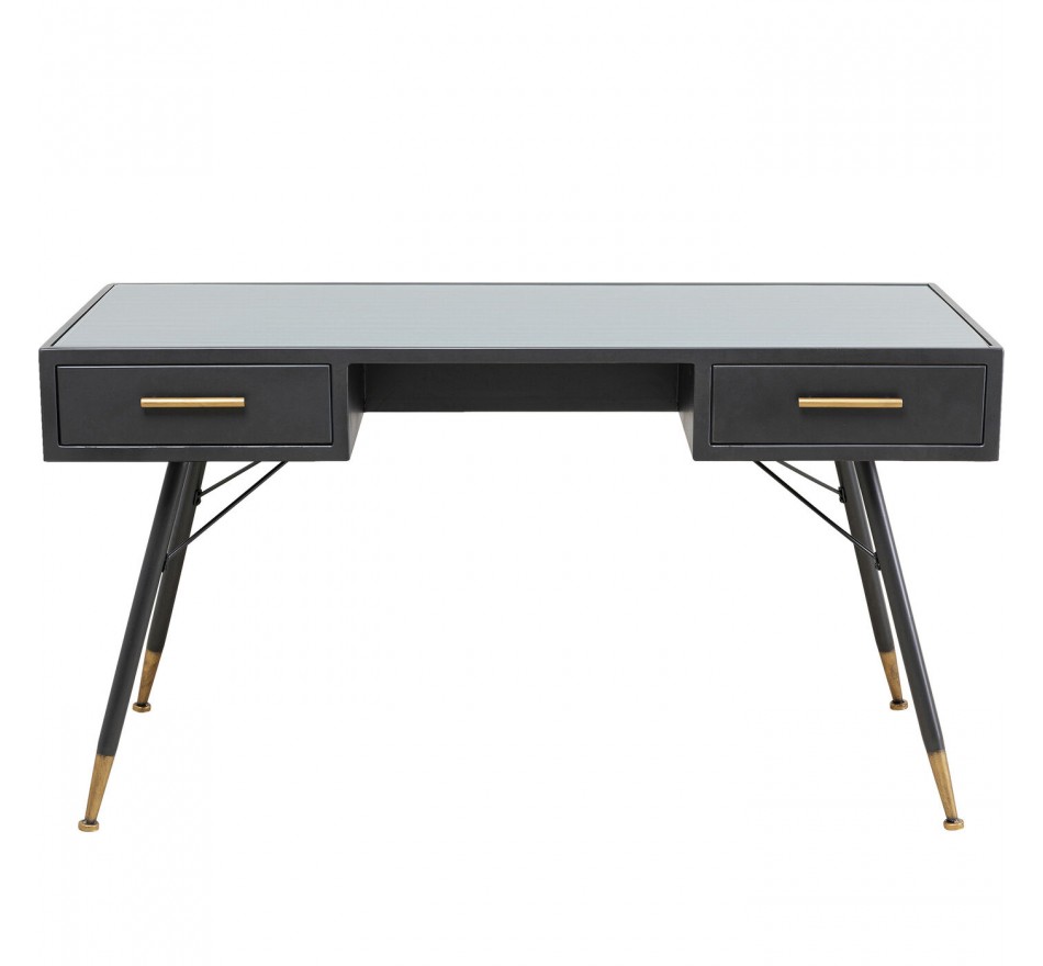 Bureau La Gomera 140x60cm zwart Kare Design