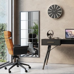 Chaise de bureau pivotante noire - Check Out - Kare Design