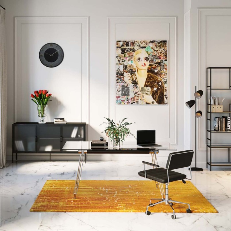 Modern glazen bureau - Officia - Kare Design
