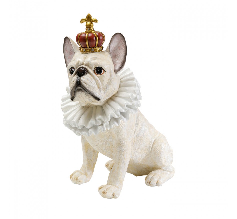 Woonaccessoires bulldog wit koning Kare Design