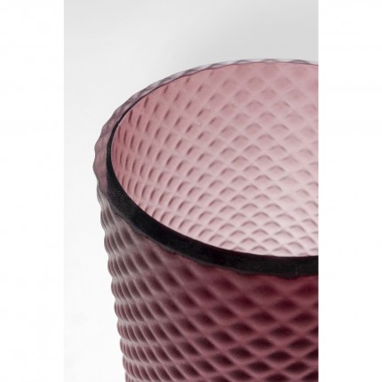 Vase Barfly pink matte 25cm Kare Design