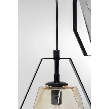 Pendant Lamp Diamond Fever black Ø42cm Kare Design