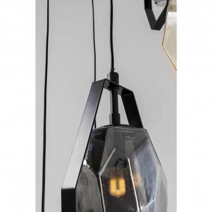 Hanglamp Diamond Fever zwart Ø42cm Kare Design