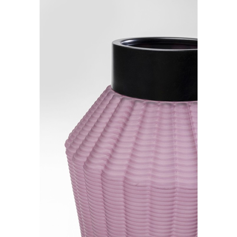 Vase Barfly fuchsia mat 28cm
