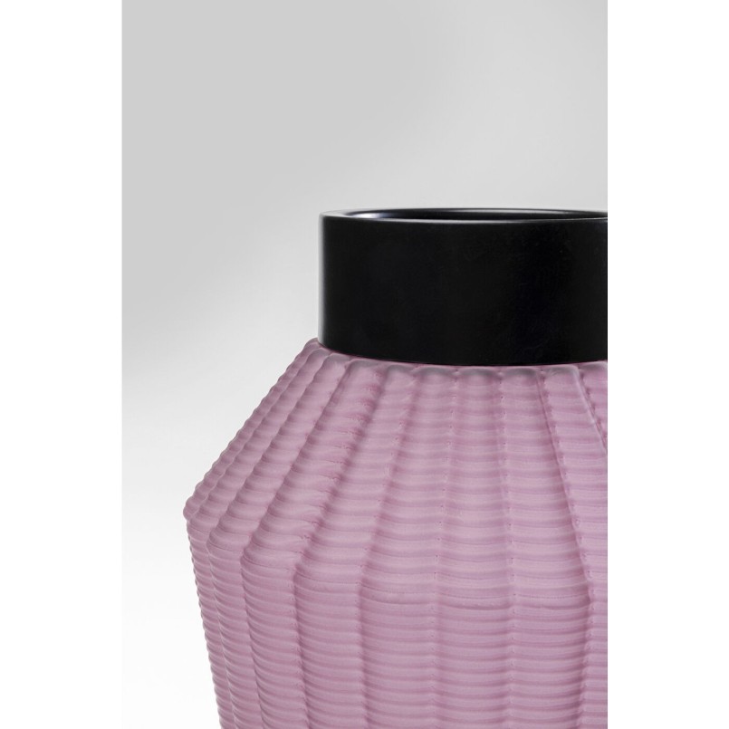 Vase Barfly fuchsia mat 28cm