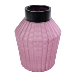 Vase Barfly fuchsia mat 28cm