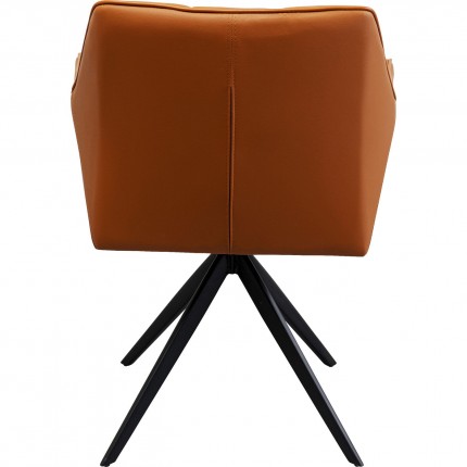 Swivel armchair Thinktank orange Kare Design