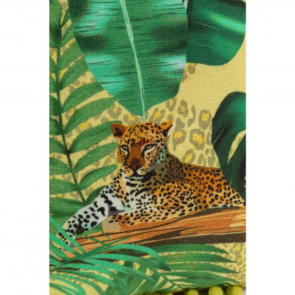 Cushion leopard leaves Kare Design