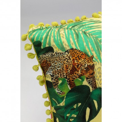 Cushion leopard leaves Kare Design
