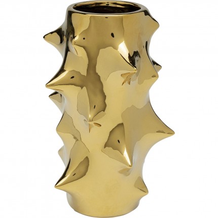 Vase Pointy gold 25cm Kare Design