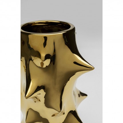 Vase Pointy gold 25cm Kare Design