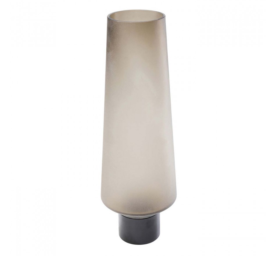Vase Noble Ring brown matte 40cm Kare Design
