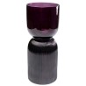 Grijze en fuchsia glazen vaas - Marvelous Duo - Kare Design