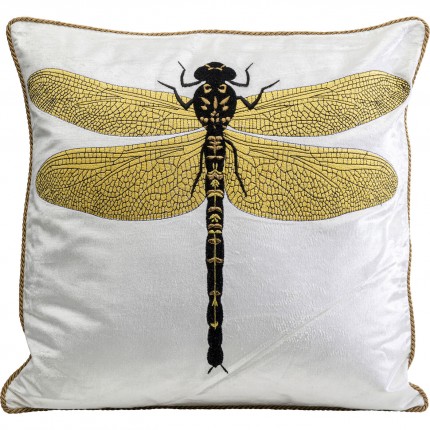Cushion dragonfly white Kare Design