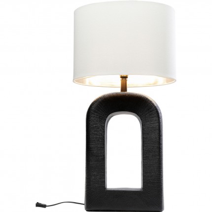 Table Lamp Tube 79cm black and white Kare Design