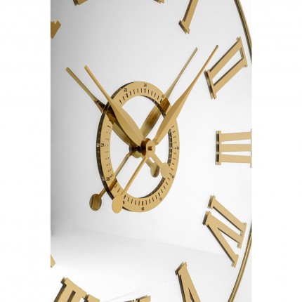 Wall Clock Casino mirror gold 76cm Kare Design