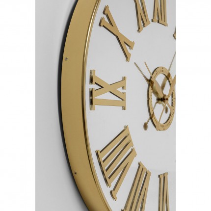 Wall Clock Casino mirror gold 76cm Kare Design