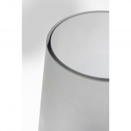Vase Noble Ring grey matte 26cm Kare Design