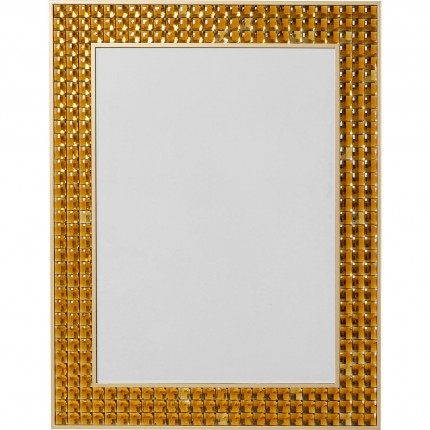Wall Mirror Crystals gold 80x100cm Kare Design