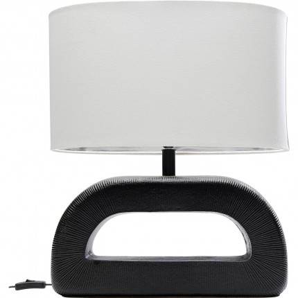 Table Lamp Tube 52cm black and white Kare Design