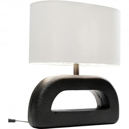 Table Lamp Tube 52cm black and white Kare Design