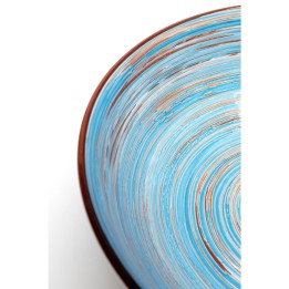 Coupe Swirl bleu Ø22cm