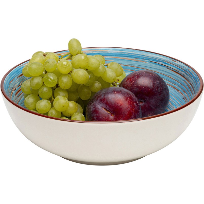 Coupe Swirl bleu Ø22cm