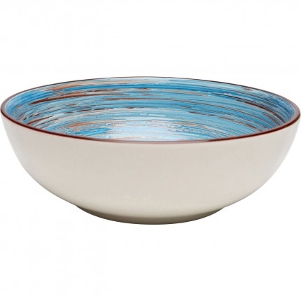Bowl Swirl blue Ø22cm (4/set) Kare Design