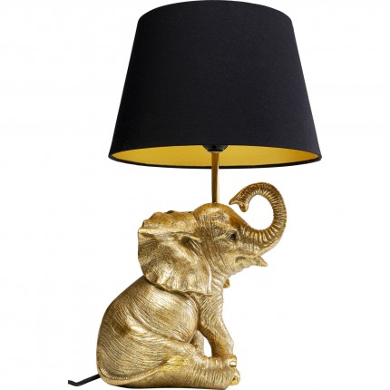 Table Lamp elephant gold Kare Design