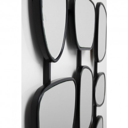 Spiegel Nastro zwart 80x114cm Kare Design