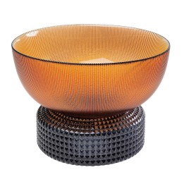 Vase Marvelous Duo ambre gris 22cm