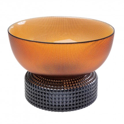 Bowl Marvelous Duo amber grey 22cm Kare Design