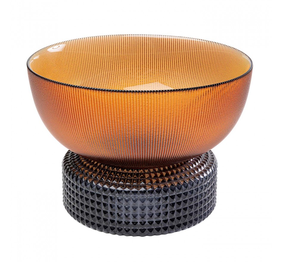 Bowl Marvelous Duo amber grey 22cm Kare Design