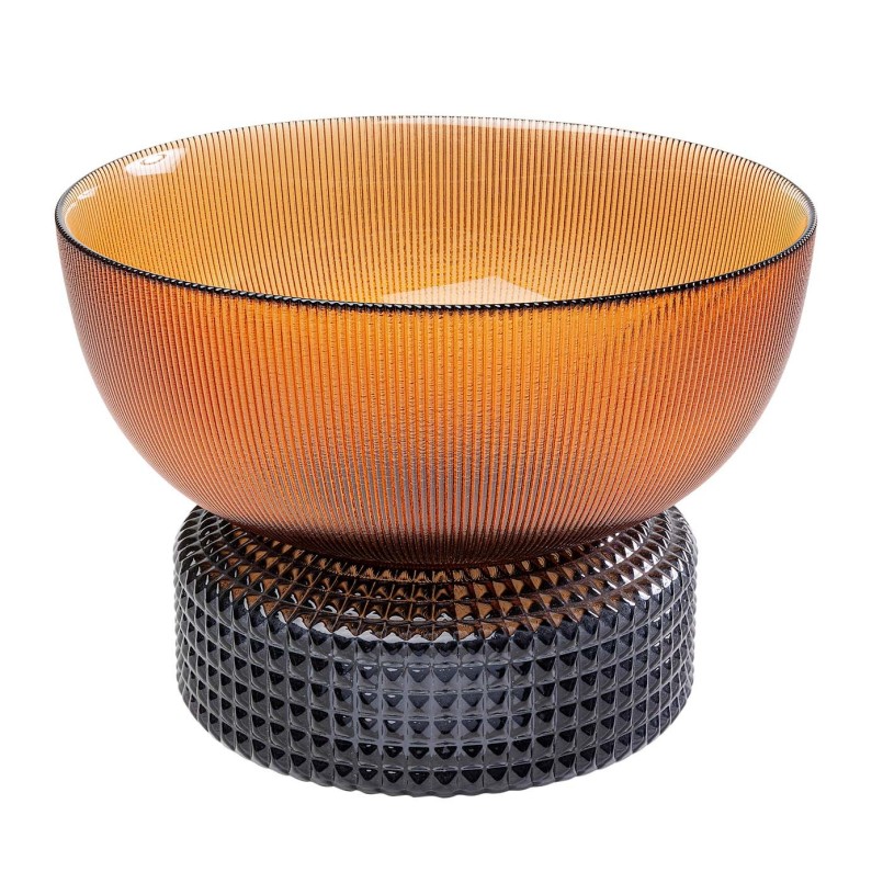 Vase Marvelous Duo ambre gris 22cm