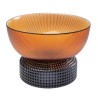 Amber and grey glass vase - Marvelous Duo - Kare Design