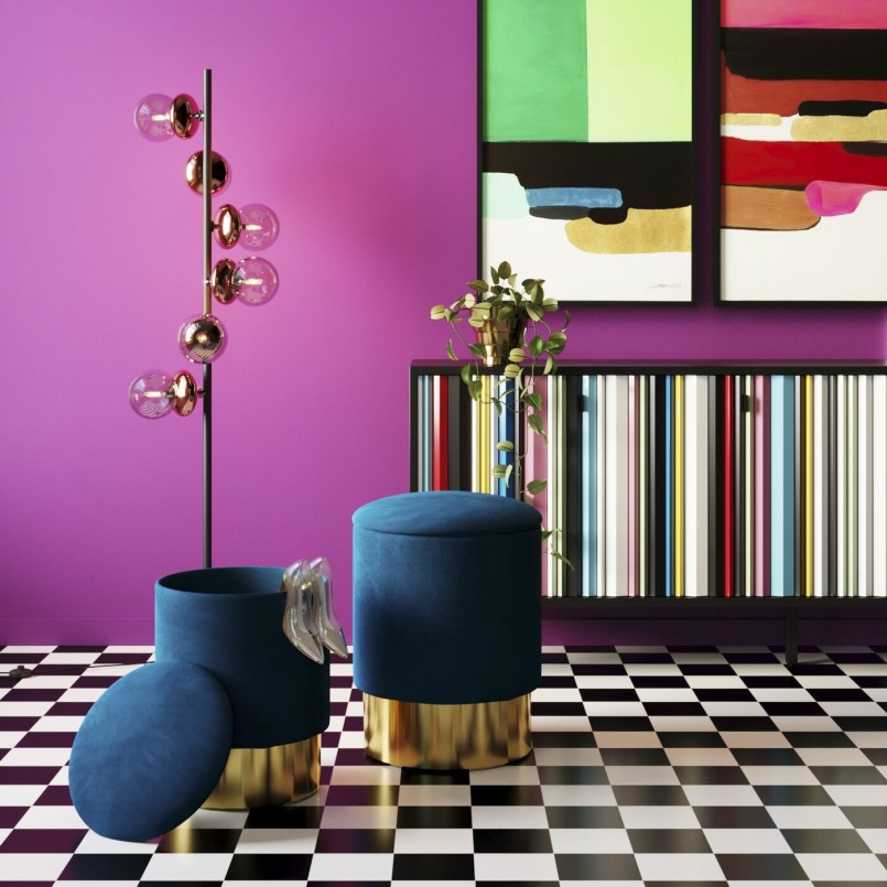 Peinture encadrée verte - Abstract Shapes - Kare Design