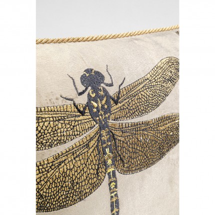 Cushion dragonfly brown 50x30cm Kare Design