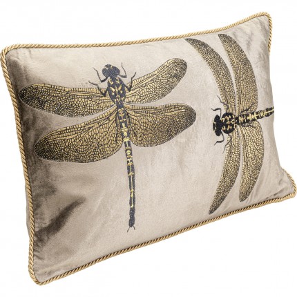 Cushion dragonfly brown 50x30cm Kare Design