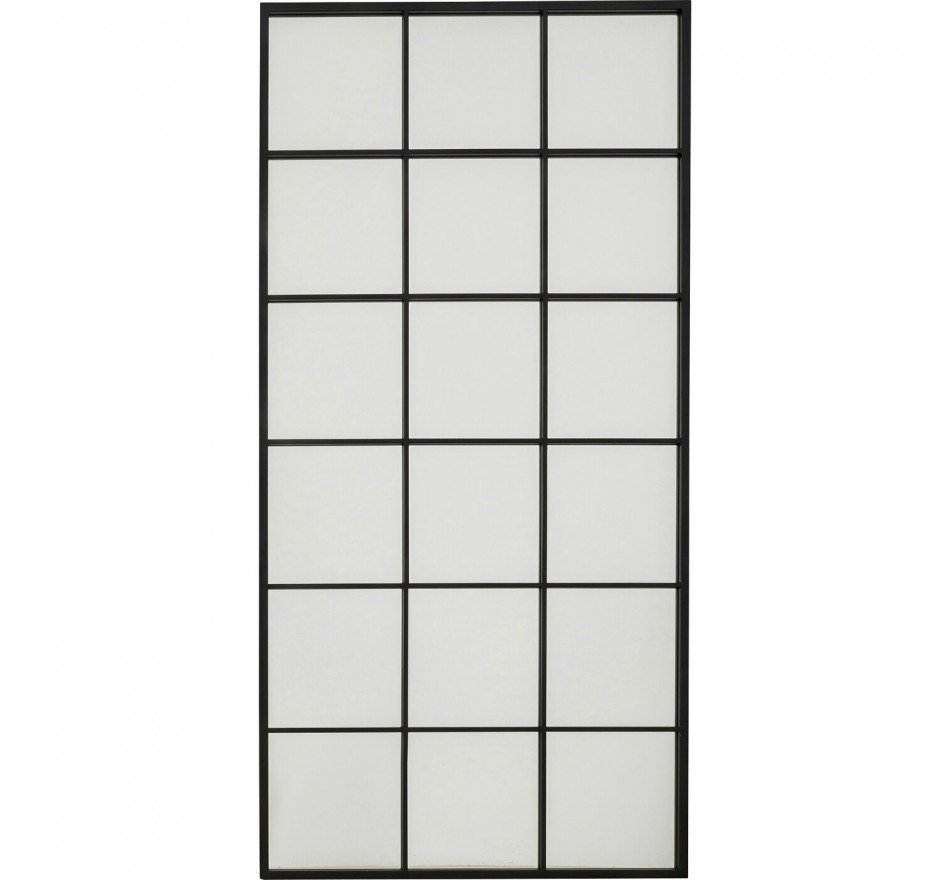 Spiegel Finestra 180x90cm zwart Kare Design