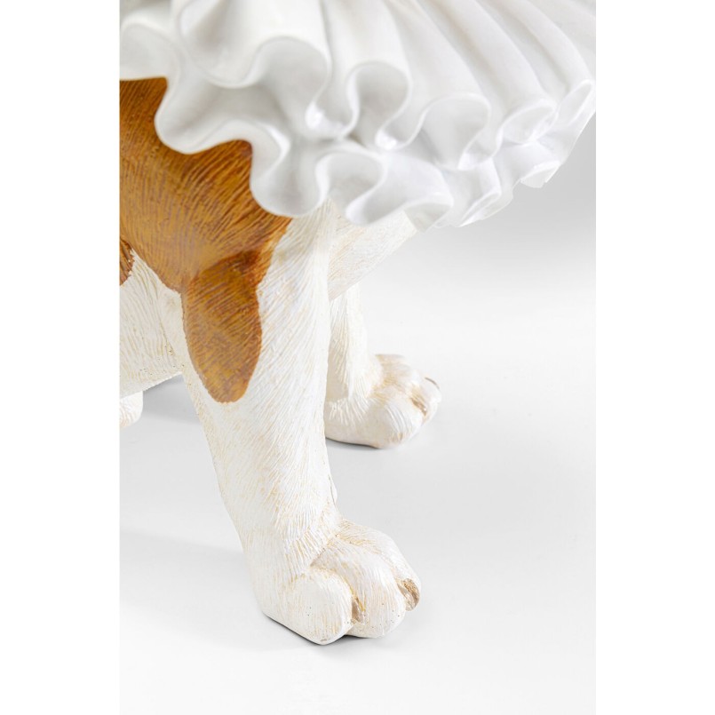 Figurine décorative King Dog marron 29cm