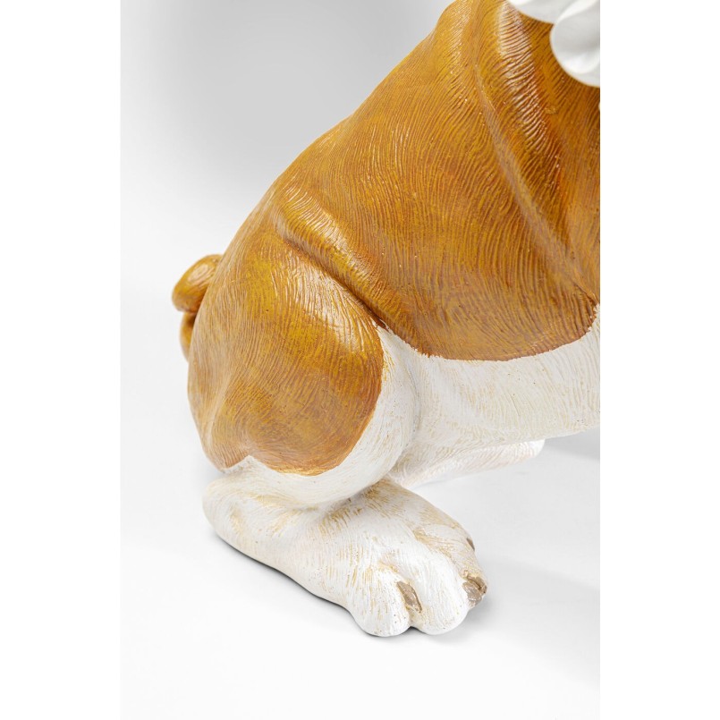 Figurine décorative King Dog marron 29cm