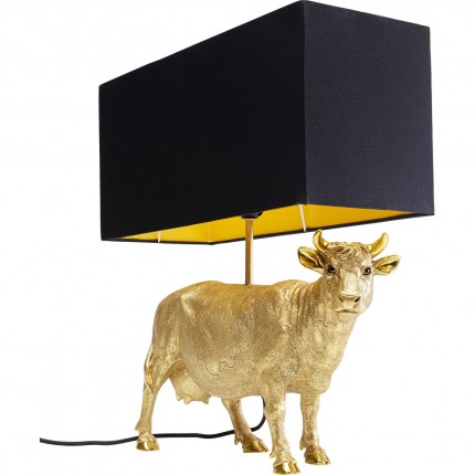 Table Lamp gold cow Kare Design