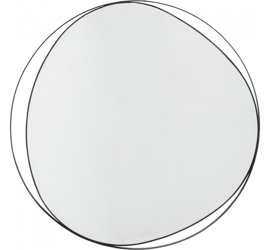 Spiegel Bonita zwart Ø80cm Kare Design