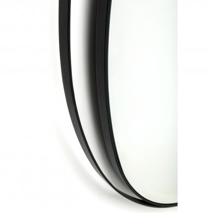 Wall Mirror Bonita black Ø80cm Kare Design