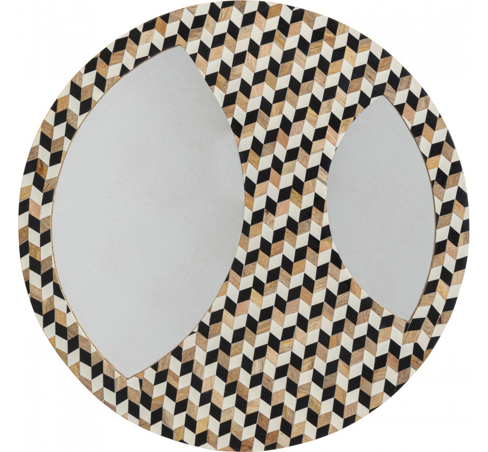 Spiegel Tahiti Ø67cm Kare Design