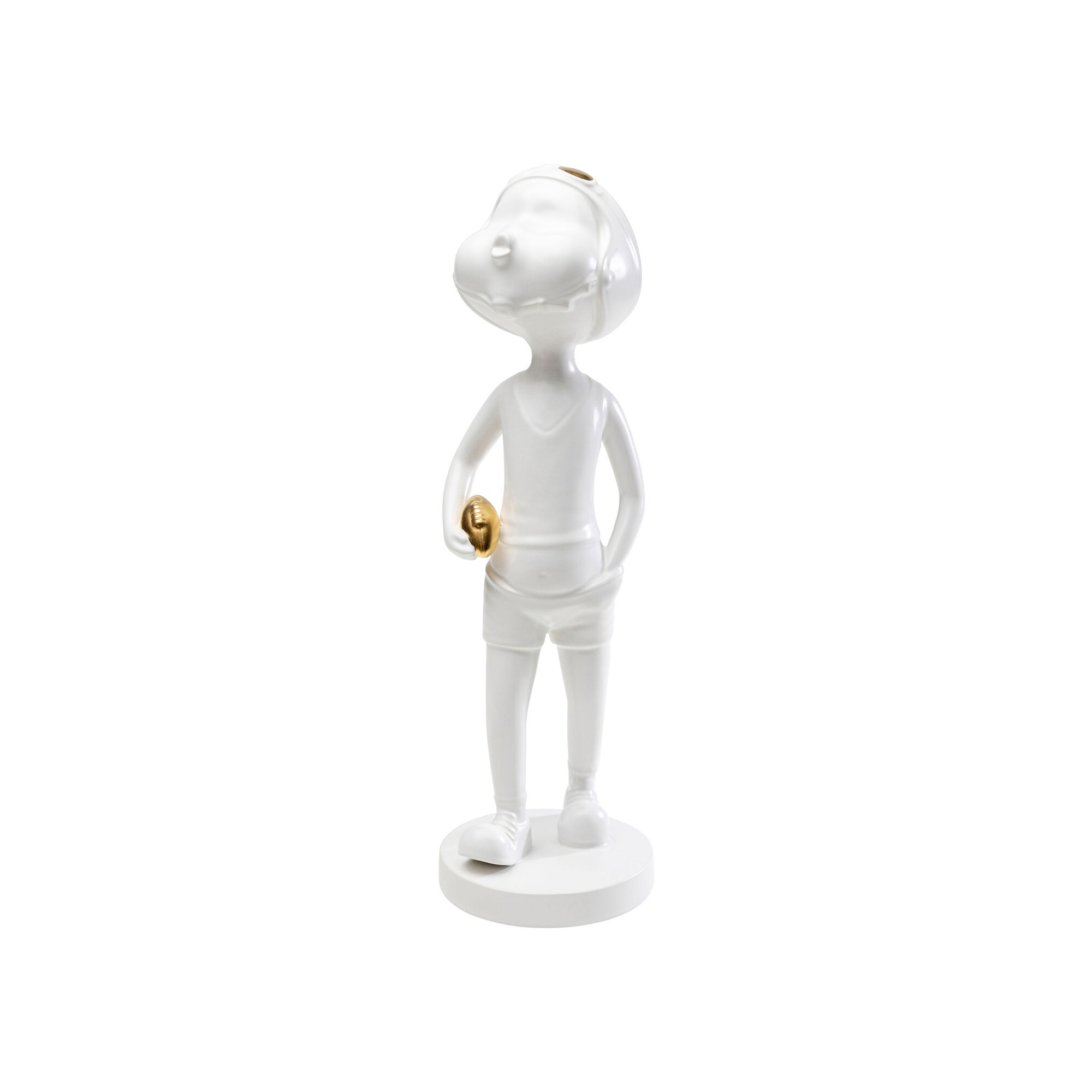 Figurine décorative Ball Girl blanc 41cm