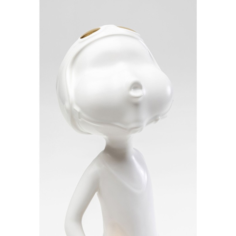Figurine décorative Ball Girl blanc 41cm