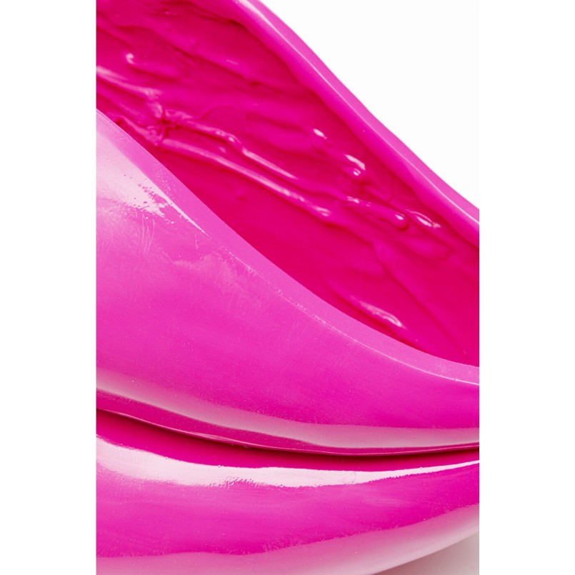 Vase décoratif Lips fuchsia 28cm