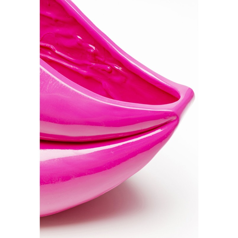 Vase décoratif Lips fuchsia 28cm